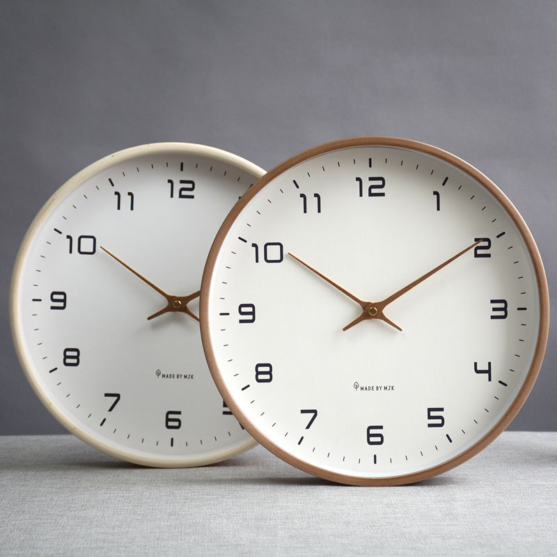 Elegant Solid Wood Wall Clock for Your Home – Minimalist Design