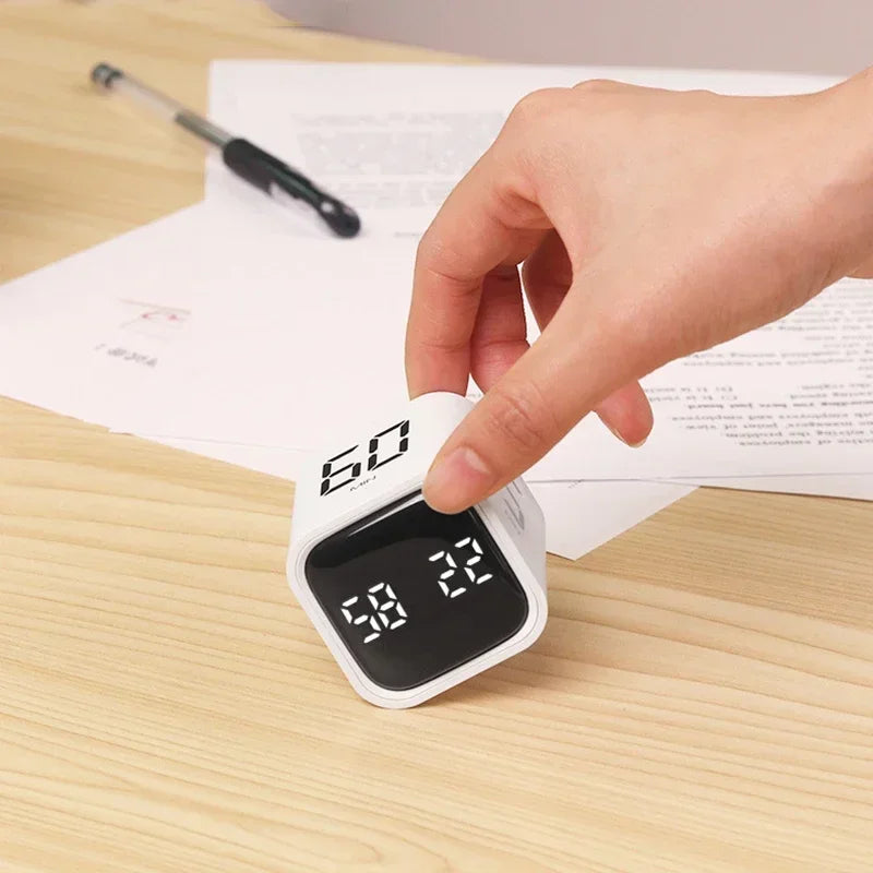TimeCube SlimTimer - Portable LED Cube Timer with Motion Sensor