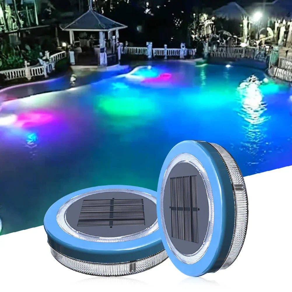 Solarbetriebene Schwimmleuchte – Schwimmend & wasserdicht mit buntem LED-Licht