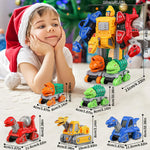 5-in-1 Car Toy Set with Transformation Function