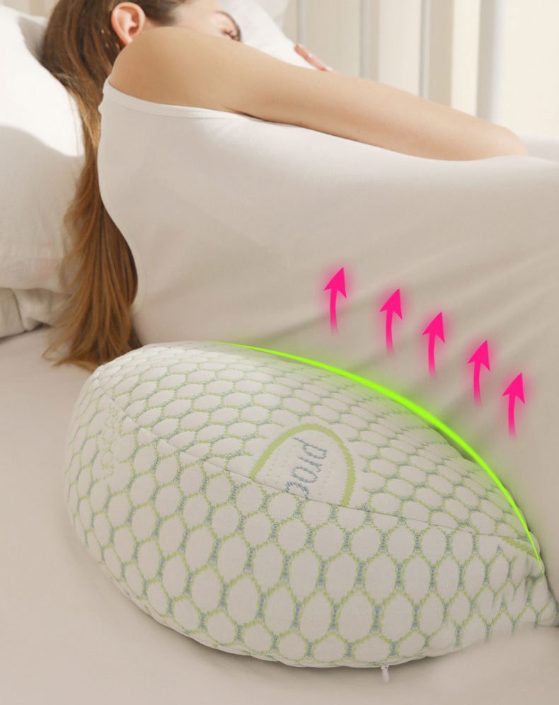 U-Shaped Pregnancy Pillow - Full Body Support & Washable Cover