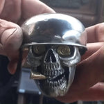 Creative Skull Design Chrome Alloy Gear Shifter