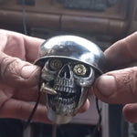 Creative Skull Design Chrome Alloy Gear Shifter