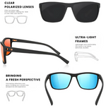3-piece Set of Polarized Sunglasses – UV400 Protection and Comfort