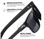 3-piece Set of Polarized Sunglasses – UV400 Protection and Comfort