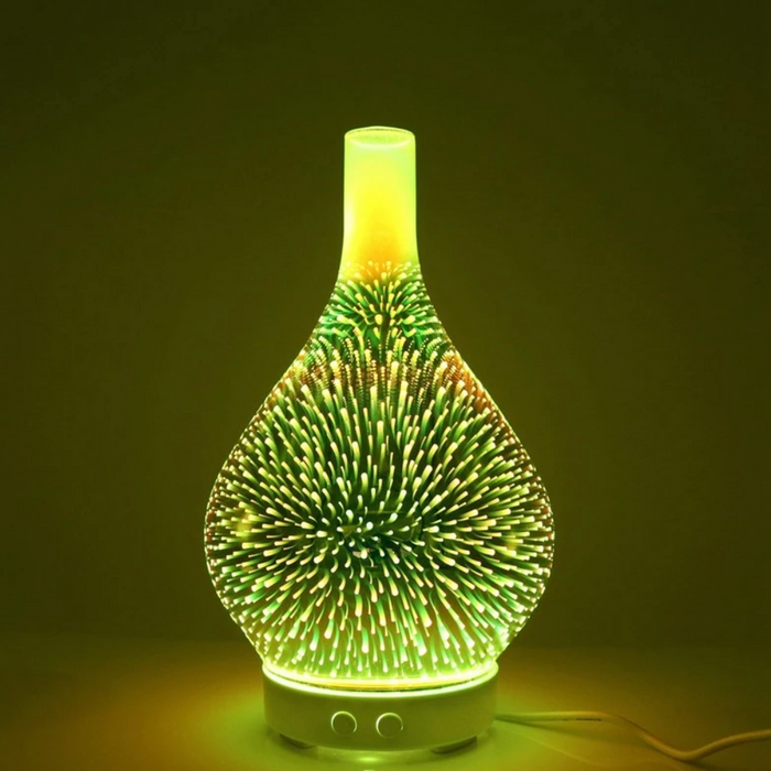 Lichtspiel | Eleganter 3D Glas Diffusor für ätherische Öle