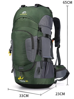 60L Outdoor-Rucksack - Wasserdicht und Praktisch