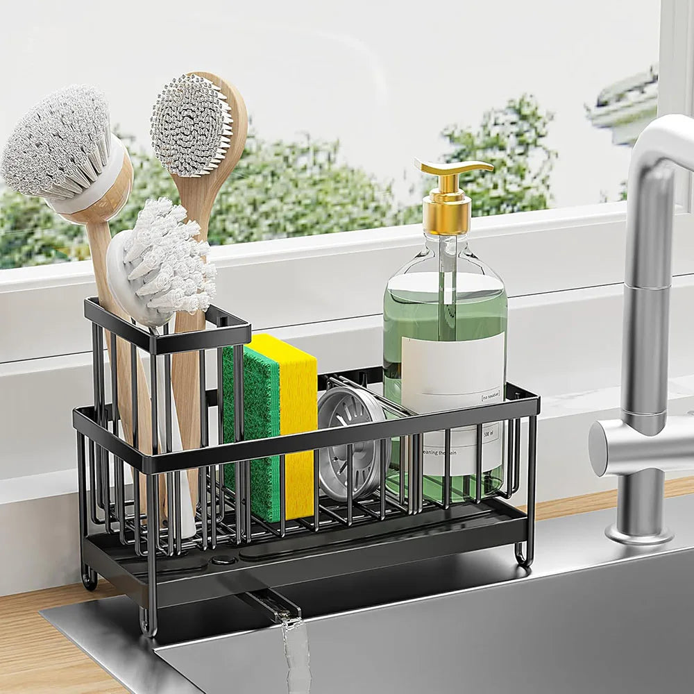 Küchenorganizer – Praktischer Halter für Schwämme und Bürsten