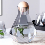 5-teiliges Set Gläser aus Kristall