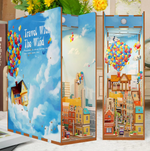 Magisches 3D Holz Puzzle Buchregal Set | Fantasiewelt