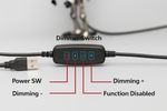 Moderne Robotik-Tischlampe mit Flexibel einstellbarem Licht