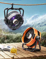 3-in-1 Camping Fan with LED and Power Bank – 20,000mAh, with Hook & Remote Control