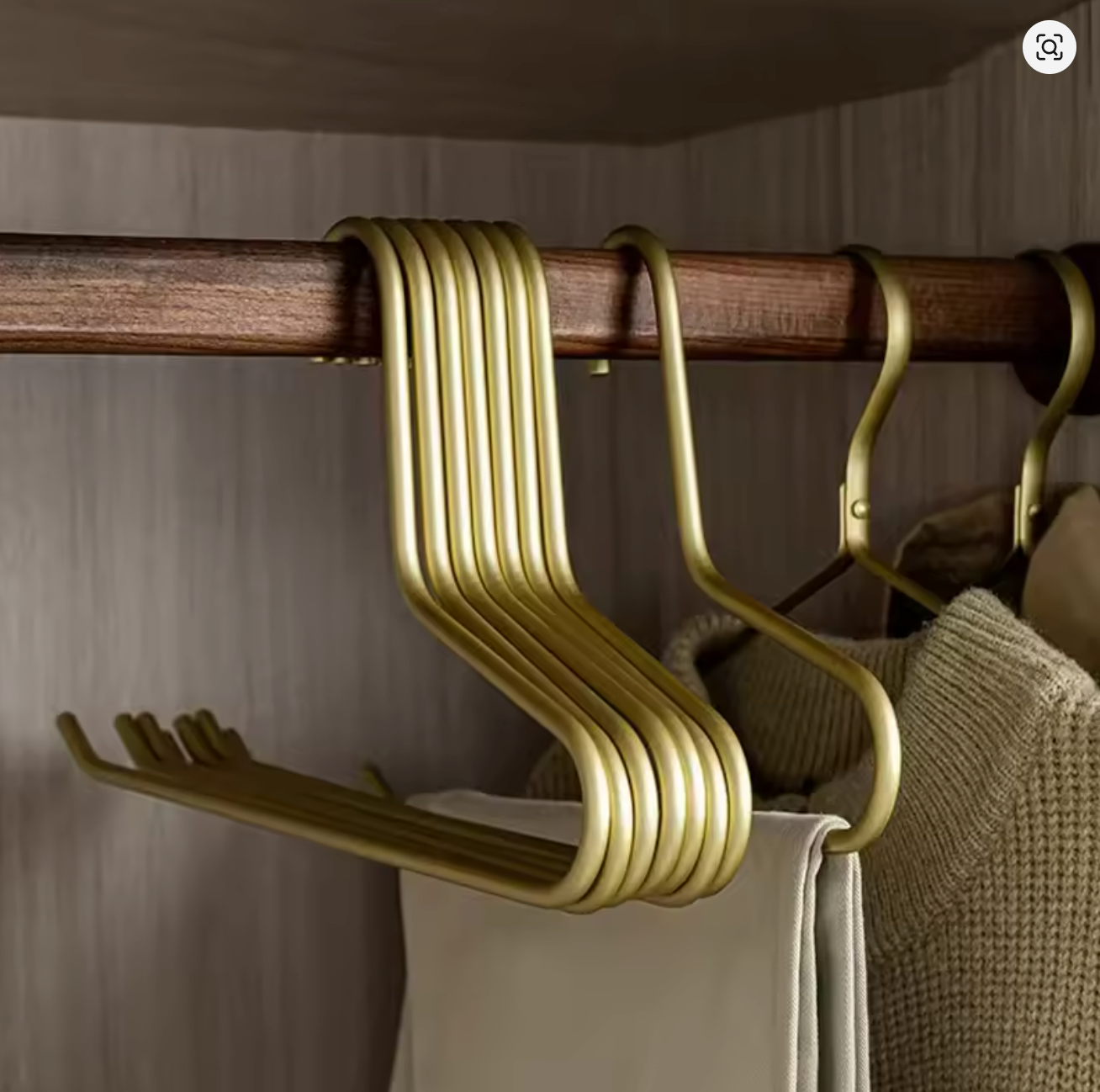 Stilvolle Metall-Kleiderbügelset – 5 Stück für Ihre Garderobe