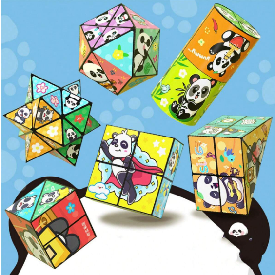 Foldable Cube for Children – Toy for Play and Learning
