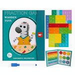 Magnetic Learning Set for Fractions with Colored Discs