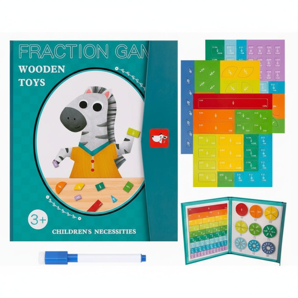 Magnetic Learning Set for Fractions with Colored Discs