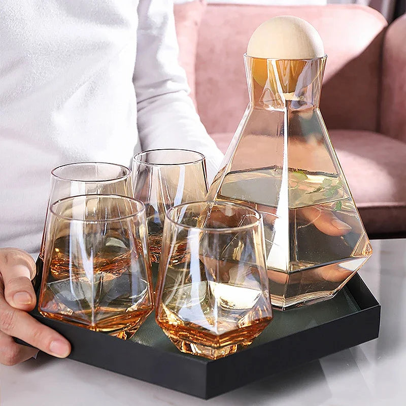 Elegantes 5-teiliges Trinkset von GlanzQuell