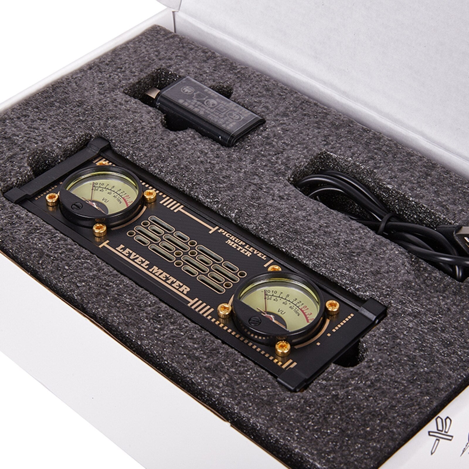 Dynamisches Retro-Stimmpegelmessgerät