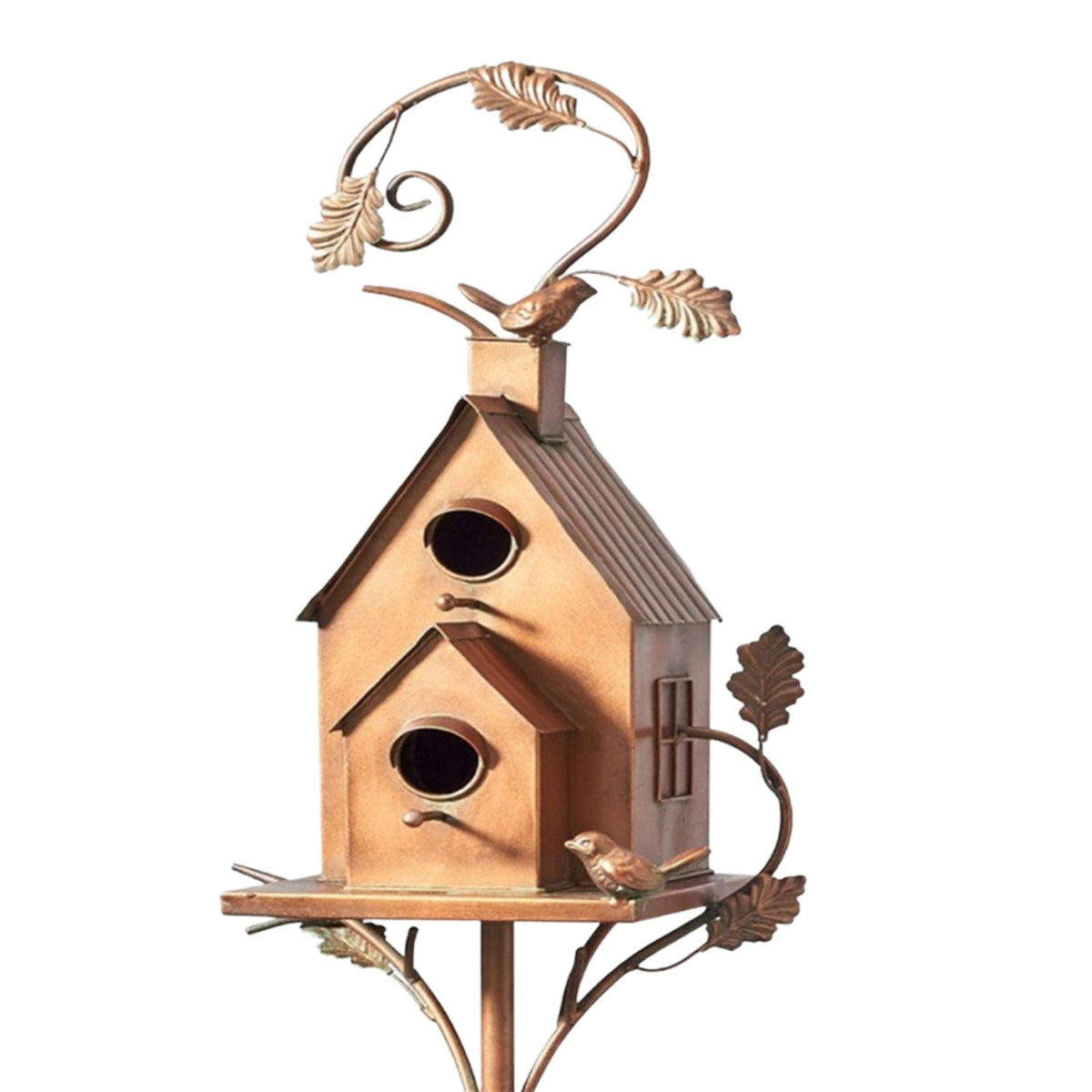 Zierliche Vogelhaus Gartenstecker – Rustikaler Charme