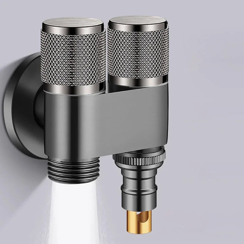 2-in-1 Wall Tap for Toilet and Washing Machine – Dual Flow Pro