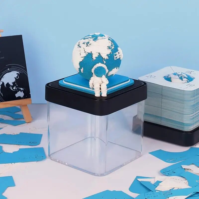3D Earth Explorer Calendar Notepad