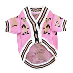 Striped Knitted Dog Sweater – Warm Cardigan