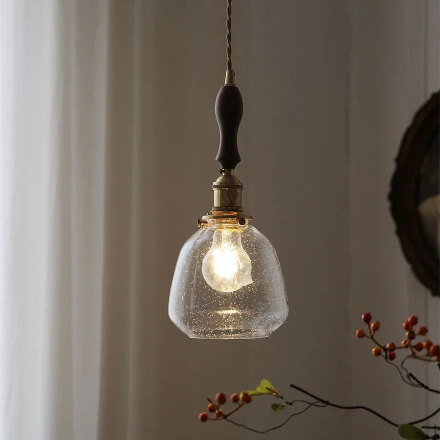 Elegante Kristall-Pendelleuchte im Vintage-Stil