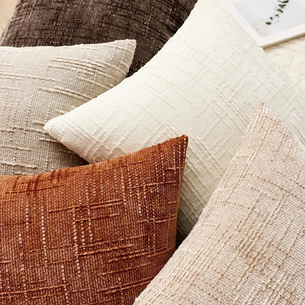 Luxurious Chenille Cushion Cover – Elegance for Your Home