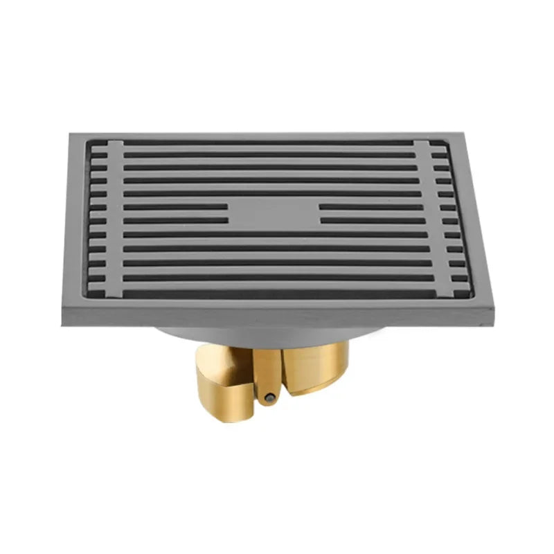 Quadratischer Edelstahl Bodenablauf AquaShield