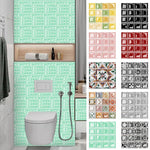 3D Wandfliesenaufkleber im Mosaikdesign