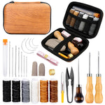 Versatile Leather Crafting Kit | 92 or 27 Pieces | Includes Durable Threads & Professional Tools