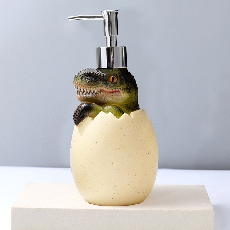 Dinosaur-themed soap dispenser for babies