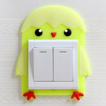 3D Luminous Cartoon Animal Light Switch Cover