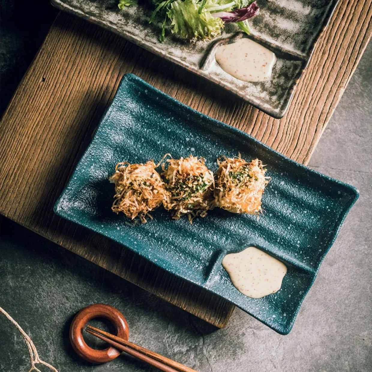 Elegante Keramikteller für Sushi-Liebhaber