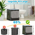 KomfortPlus XL Tragbare Camping-Toilette | Hygienisch und Praktisch