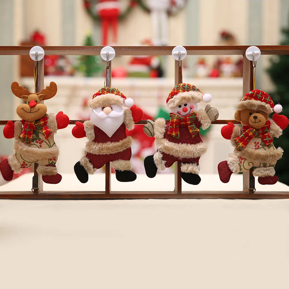 Christmas Tree Ornament Set – Christmas Decorations with Santa Claus, Reindeer, and Snowman