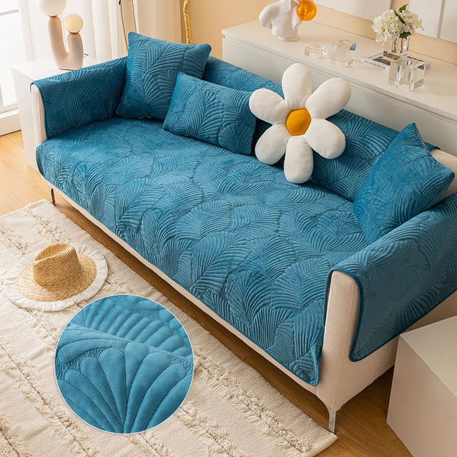 Elegant Sofa Protector Cover – Soft Jacquard Fabric for Stylish Living Rooms