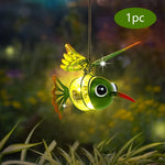 Solar Hanging Garden Lights | Outdoor Colored LED Decor | Animal Designs for a Vibrant Atmosphere