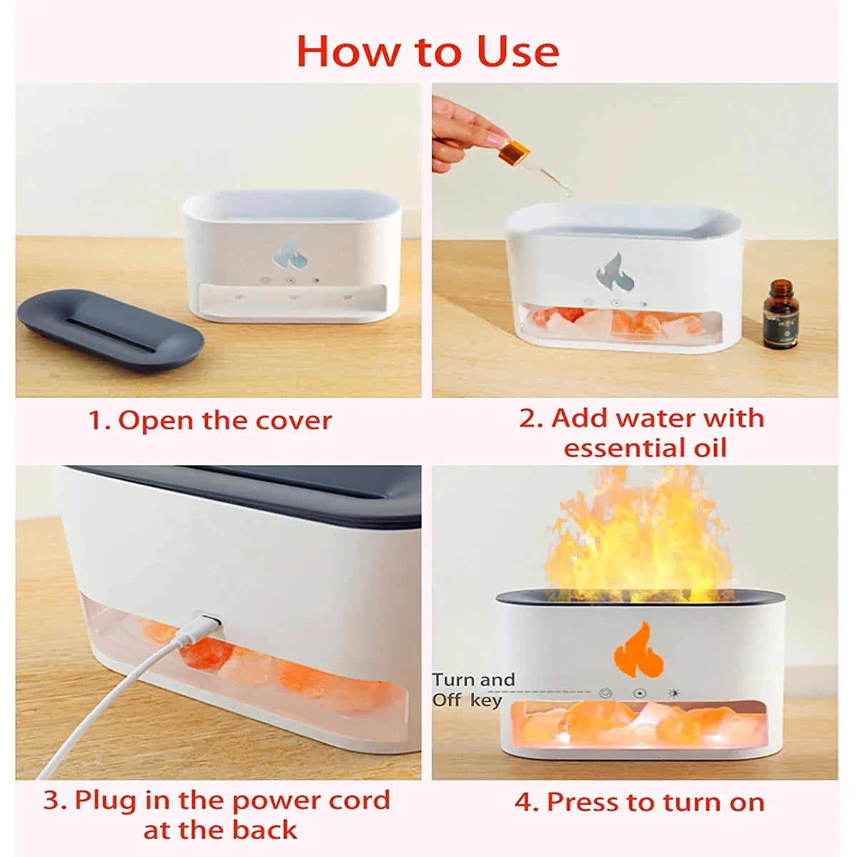 Steamer with crystal salt stone heating
