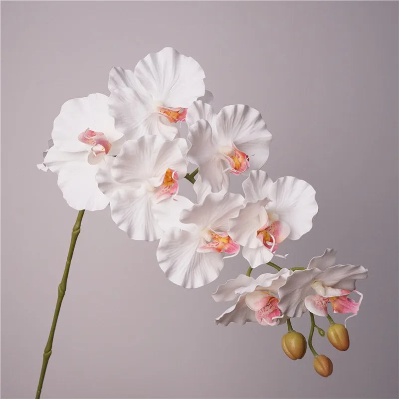Künstliche Phalaenopsis-Orchidee mit 9 Blütenköpfen