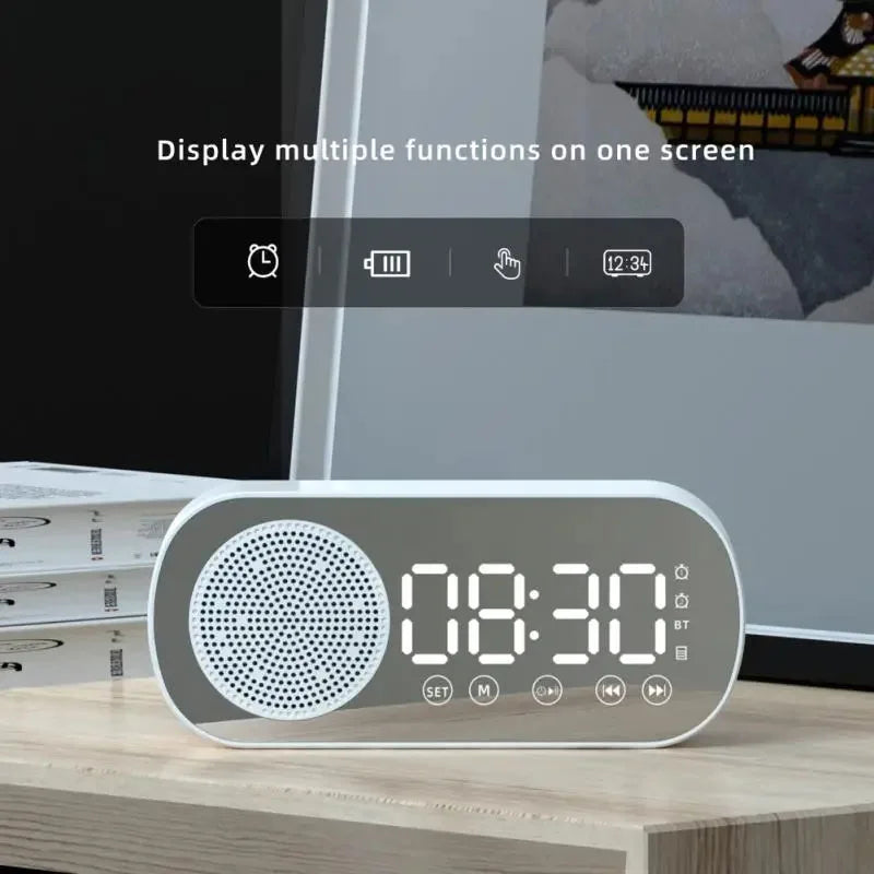 Smart Bluetooth Alarm Clock with LED Display and Radio Function
