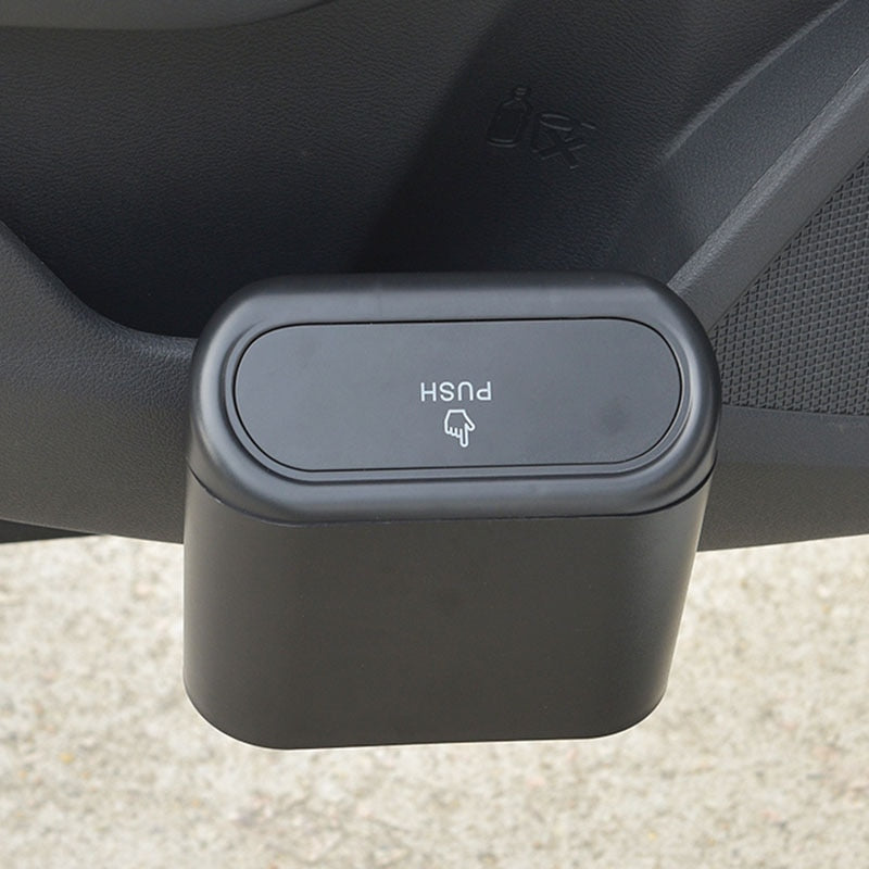 Practical Car Trash Can with Lid for Organization in Your Vehicle