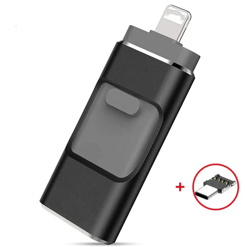 FlexiStor | 4-in-1 USB Speicherstick für Handy, Tablet und PC