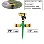 Rundum Bewässerungssystem für den Garten | 1/2" Anschluss | 5–12 m Reichweite