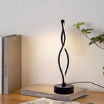 Futuristic Spiral Lamp with Remote Control – RGB Color Gradients for Stylish Lighting