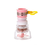 AquaSaver 360 – Flexible Faucet Aerator with 360° Rotation & Water-Saving Function
