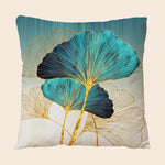 Naturlicher Charme | Kuscheliger Kissenbezug mit Pflanzenmotiv | 45×45 cm