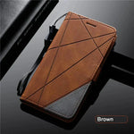 Elegantes Flip-Case aus Leder für Samsung Galaxy A-Serie