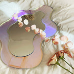 Flower-shaped acrylic mirror with prism effect