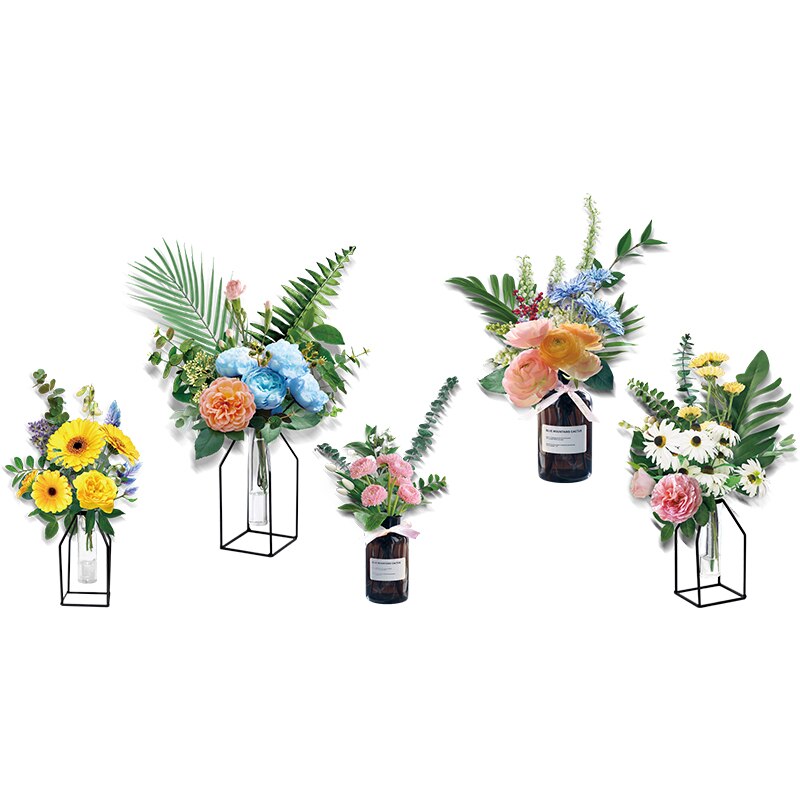 3D Wall Sticker with Green Plants – Nature Motif